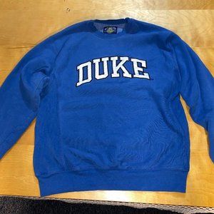 Unisex Blue DUKE Crew Neck Sweatshirt